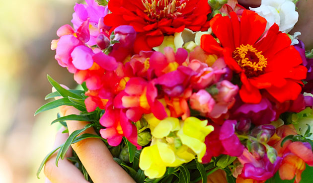 10 tips voor een kleurrijk boeket met bloemen