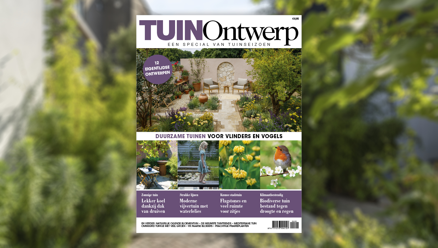 Eigentijdse, duurzame tuinen in TuinOntwerp 01-2025